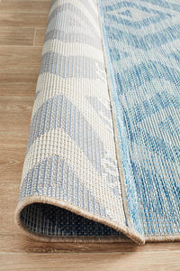 Paris Indoor Outdoor Blue Rug