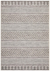 Paris Indoor Outdoor Tribal Grey Rug