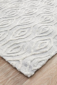 Azulik Wish White Modern Rug