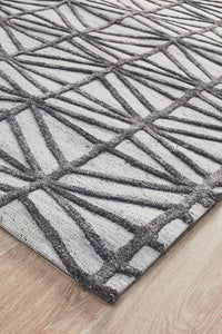 Azulik Pewter Prestige Modern Rug