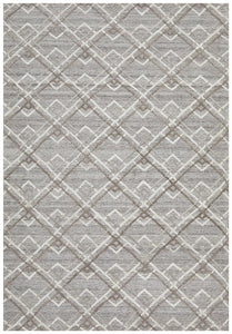 Azulik Silver Stream Modern Rug