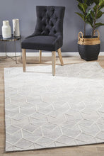 Azulik Grey Brush Modern Rug