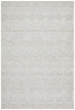 Azulik Grey Brush Modern Rug