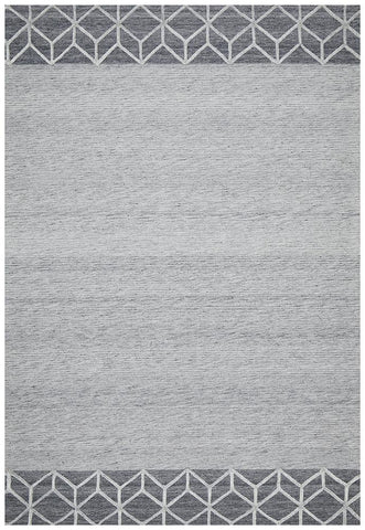 Azulik Grey Pulse Modern Rug